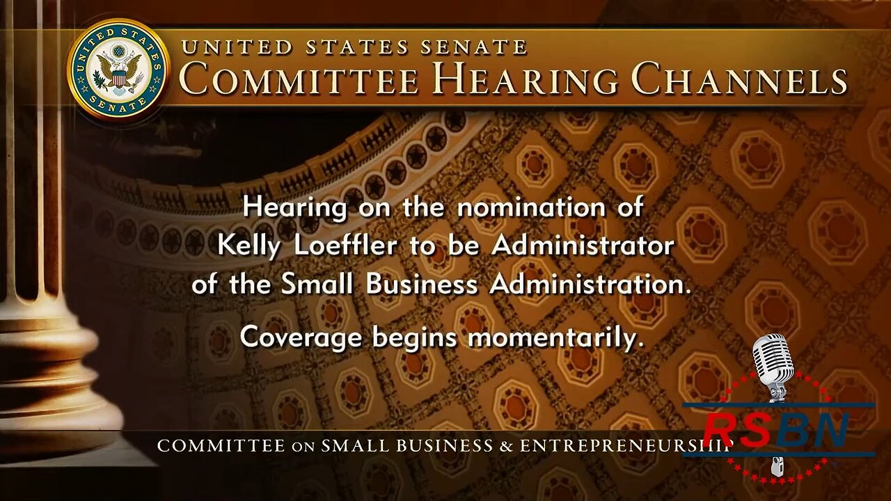 WATCH: Kelly Loeffler Testifies at Senate Confirmation Hearing for SBA Chief - 1/29/25