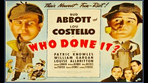 Who Done It? (Movie Trailer) 1942