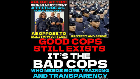 "CSV #63B THERE ARE GOOD POLICE OFFICERS STILL!