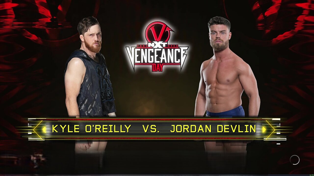 WWE 2k22 Kyle O'Reilly vs Jordan Devlin