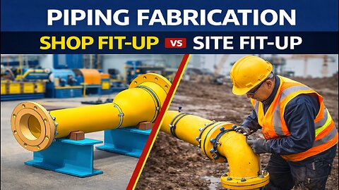 Piping fabrication: Shop vs site fit-up