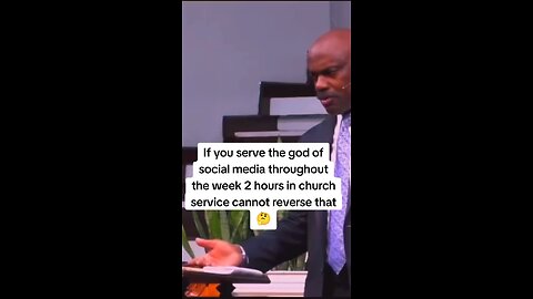 No man can serve two masters!