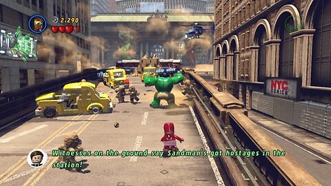Lego Marvel's Avengers Part 7 Walkthrough Playthrough Gameplay (PS4/XboxOne/PS3/Xbox360)