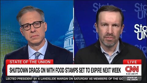 Sen Chris Murphy Blames Democrat Shutdown On Republicans