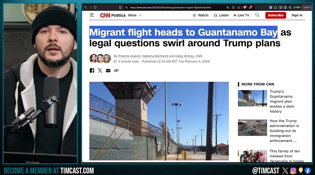 Trump Sends FIRST FLIGHT Of Illegal Immigrants To Guantanamo Bay, Democrats Are FURIOUS