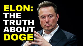ELON MUSK Opens Up About DOGE