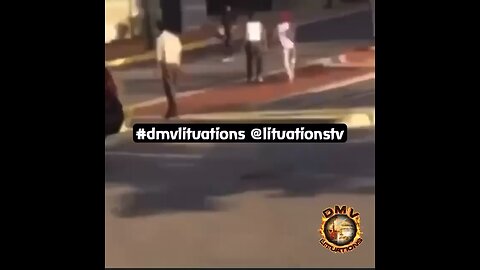 Retro footage of dc artist shy glizzy getting chased out Montgomery county