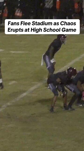 Chaos Halts Portsmouth High School Football Game as Fans Flee! #FootballChaos #japd