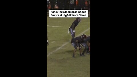 Chaos Halts Portsmouth High School Football Game as Fans Flee! #FootballChaos #japd