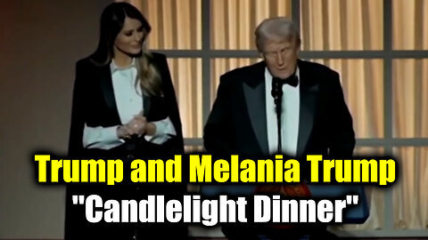 President Trump And Melania Trump 'Candlelight Dinner' 1-20-2025