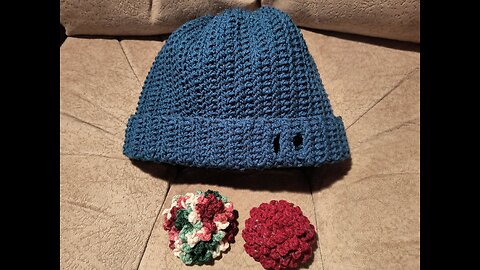 New Hair-tie Beanie Design!!!