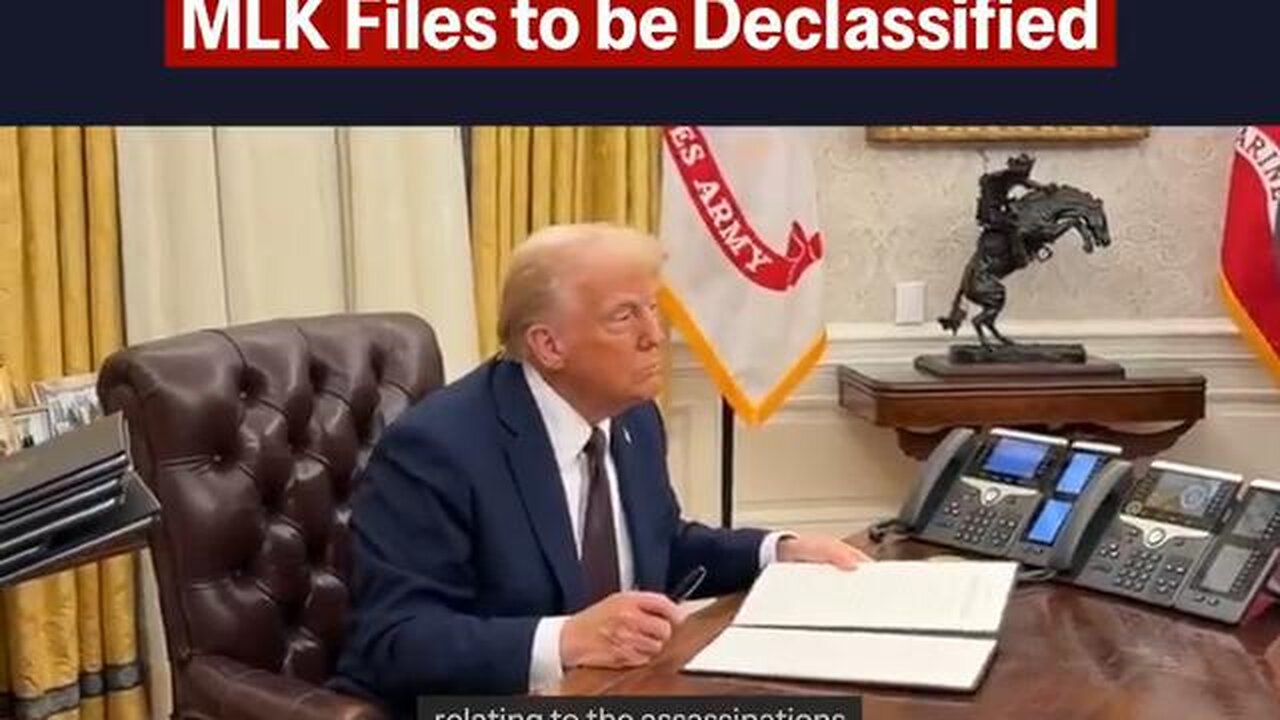 President Trump Orders Declassification of JFK, RFK, and MLK Assassination Files