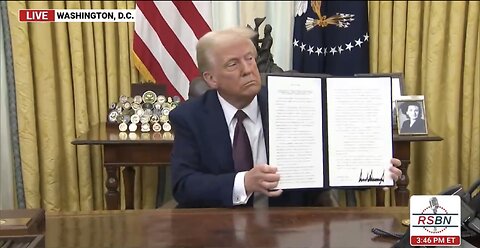 TRUMP❤️🇺🇸🥇🪽🕺SIGNS EXECUTIVE ORDER🤍🇺🇸🏅🪽✍️TO DECLASSIFY (JFK)- FILES💙🇺🇸🪽🏅🗂️🏛️⭐️