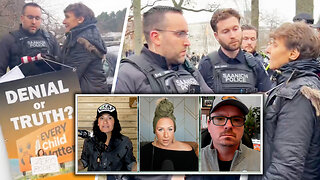 Professor arrested while trying to debate residential schools