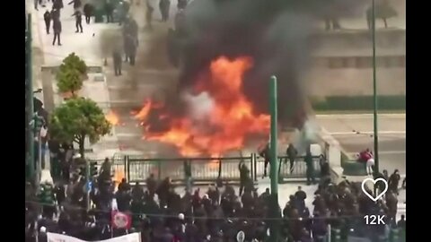 Looks Like Socialist Athens, Greece Is On Fire Again