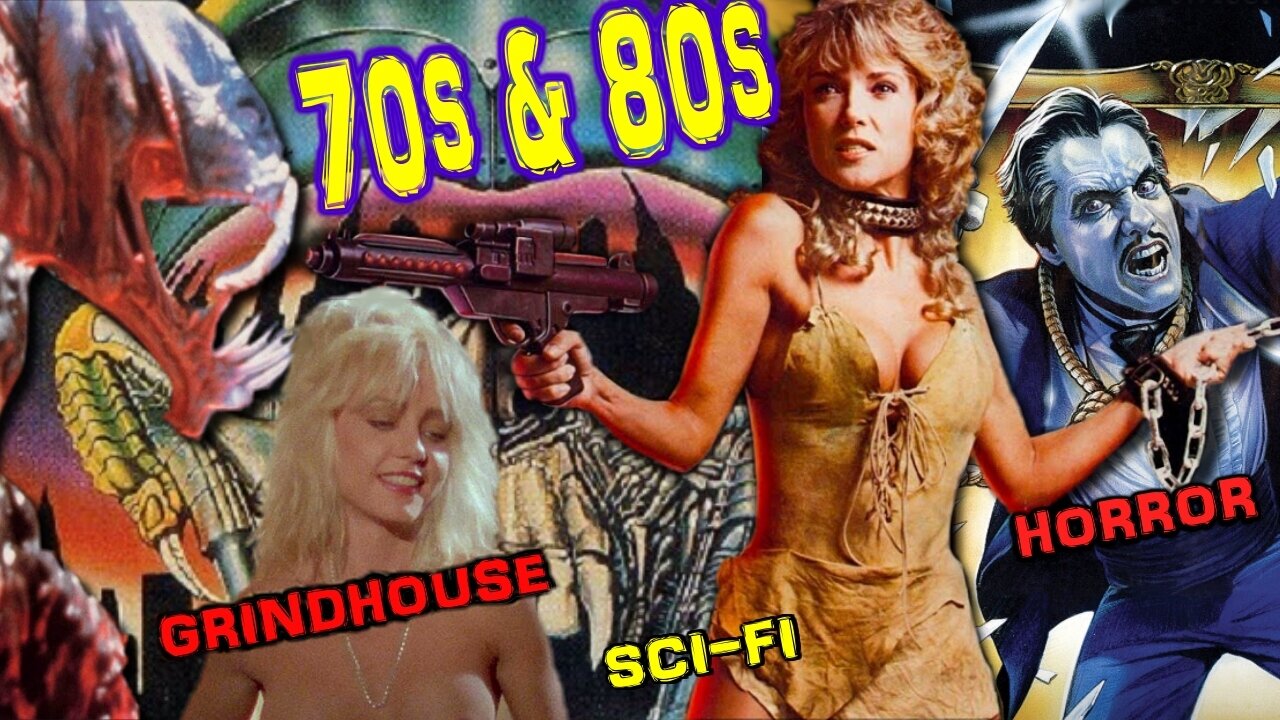 1970s And 80s Grindhouse Sci-Fi HORROR Films Plus A Bit Of Punk Rock Western Comedy