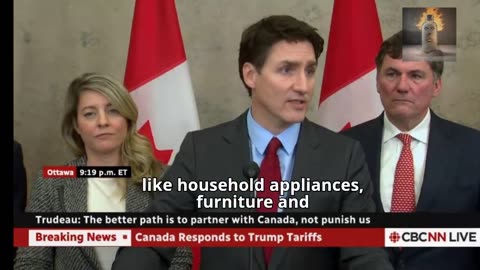 🤡 Justin Trudeau Announces Retaliatory Measures Against the United States
