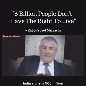 “6 Billion People Don’t Have A Right To Live & Deserve The Death Penalty.”