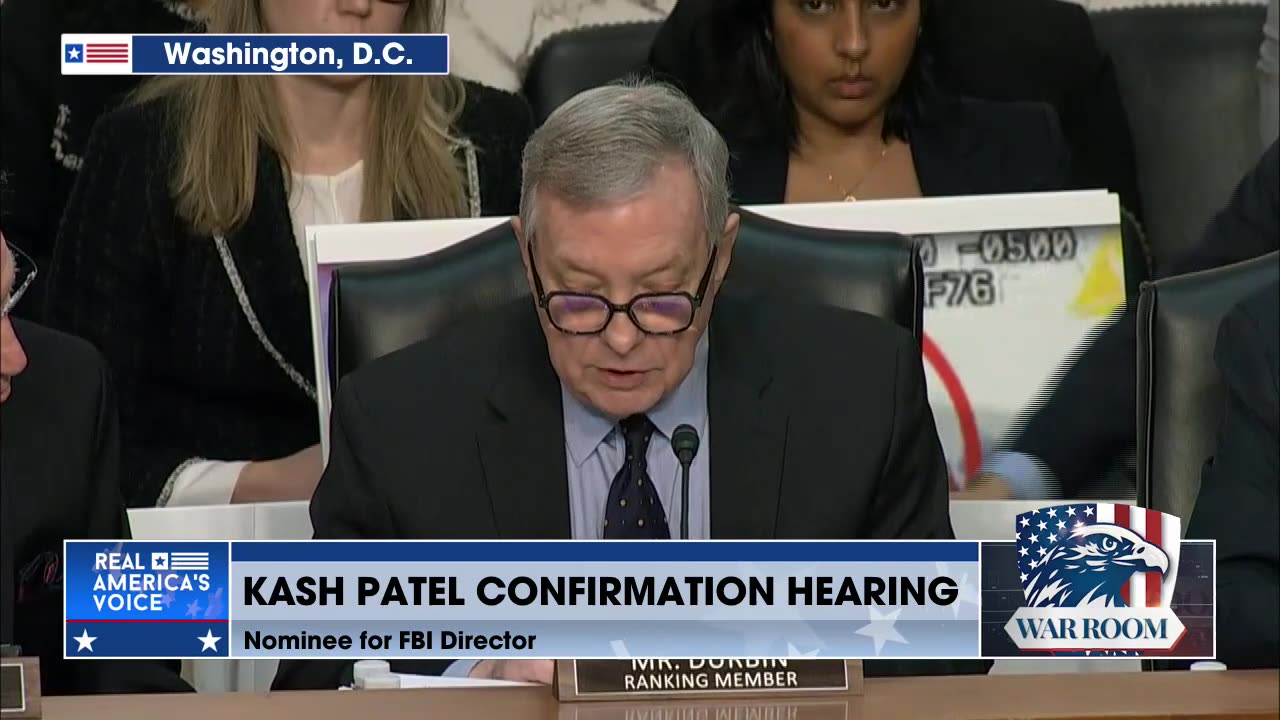 Senator Dick Durbin TRIGGERED Over Patel’s Government Gangsters Labeling Mueller A “Swamp Creature”