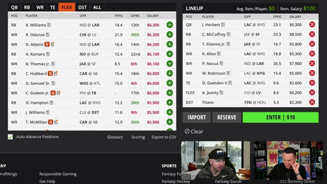NFL Week 4 DraftKings Picks 2025 | Best DFS NFL Lineups, Stacks, Ownership Projections