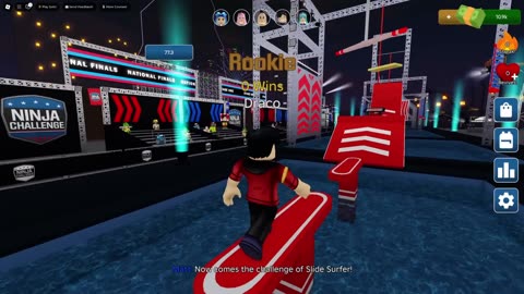 DON’T FALL IN THE WATER! Roblox NINJA PARKOUR GONE WRONG 😱🏃‍♂️