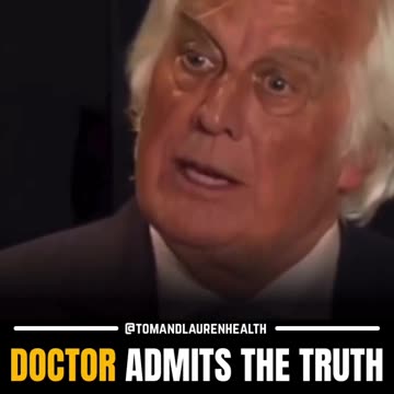 Doctor Admits The Truth, they want you sick