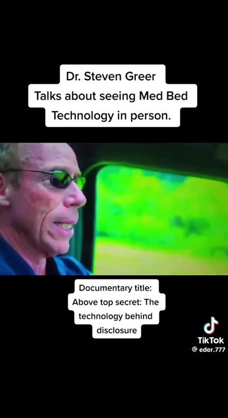 DR. STEVEN GREER TALKS ABOUT SEEING MED BED TECHNOLOGY IN PERSON