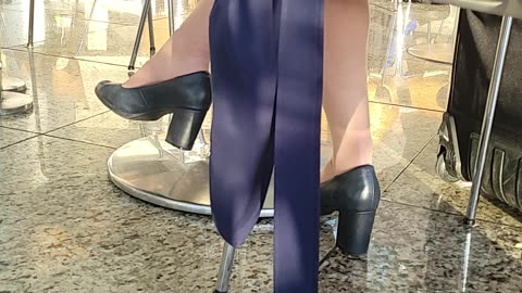 Operation Airhose- Food Court under chair view.