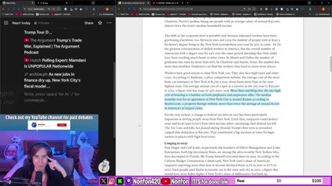 Trump Venezuela Debate Panel | SNAP | Econ memes | Gooning | !tts !discord