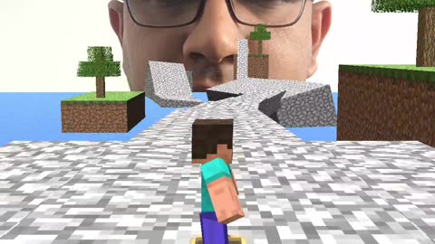 Crazy Skate Minecraft Failed Badly #minecraft #minecraftgames