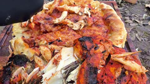 Whole Chicken Pizza 🔥