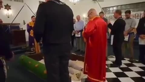 Hidden Camera Freemason Initiation Ritual