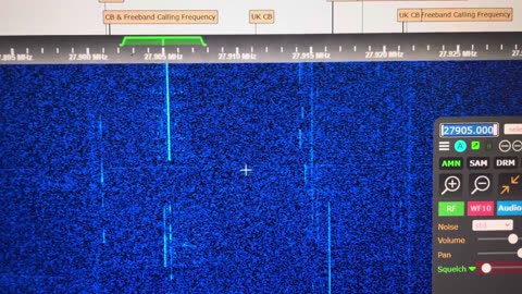 27.885 Alert Tones Voice Message + Paging Signals [] G8JNJ SDR - 27 Feb