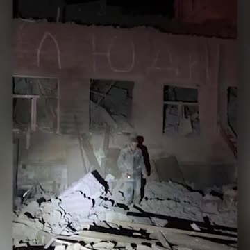 Aftermath of Shelling at Sudzha Boarding School: 94 Trapped Under Rubble