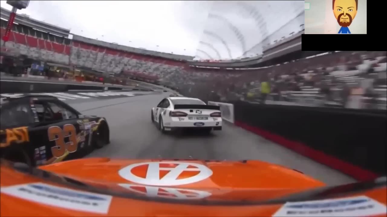 NASCAR Teammate Crashes (REACTION)