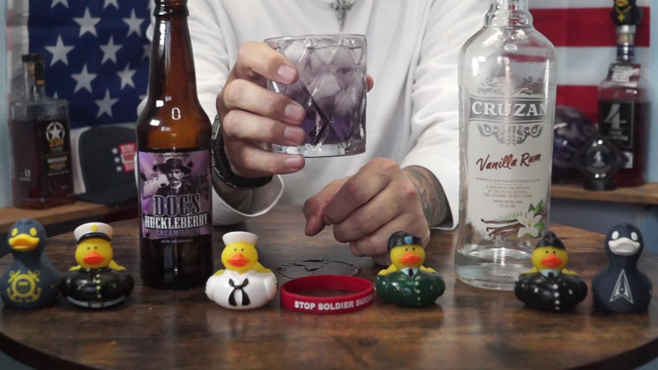 Charles Riley - Cruzan Vanilla Rum & Doc's Huckleberry Cream Soda
