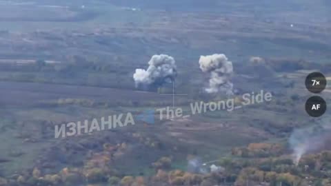 Russian Glide Bombs Strike Ukrainian Trenches