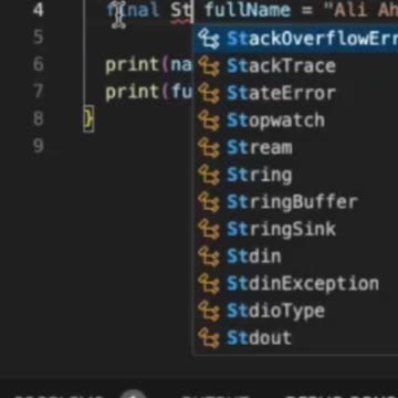 final keyword in dart 2025