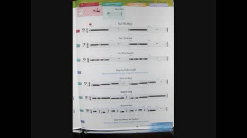 Trombone Method Pages 4 & 5 of The Yamaha Advantage Book 1