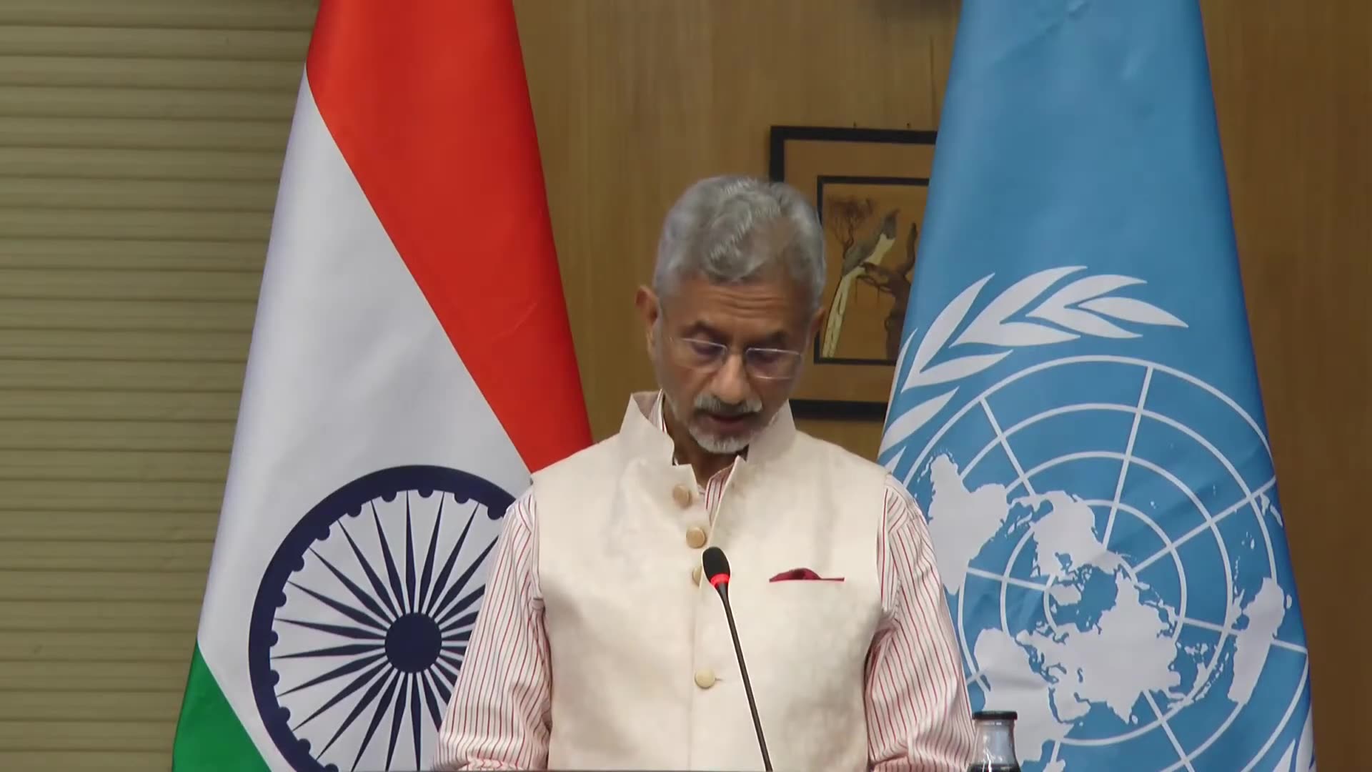 Jaishankar’s Sharp Message at UN 80th Anniversary Stamp Launch | Amaravati Today