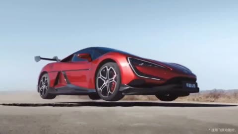 New Chinese all-electric supercar can jump 6 meters over a pothole