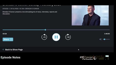 More Brendan O’ Connor...