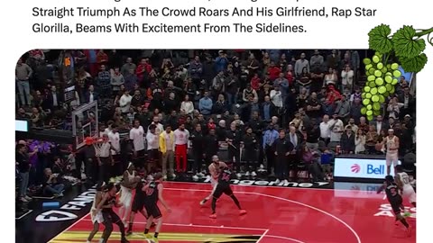 With 0.6 Left, Brandon Ingram Erills The Winner VS The Pacers As The Crowd Erupts And GloRilla Beams