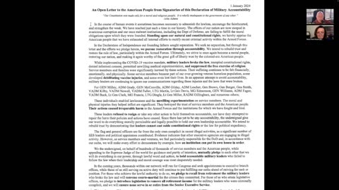 Sheila Holm on the coming meeting with military Generals and Admirals that will change everything