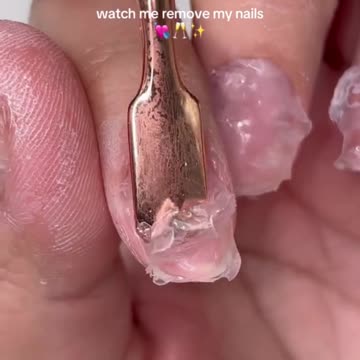 💅✂️ Bye, Fake Nails! Watch My Safe Removal Process! 🚫💅