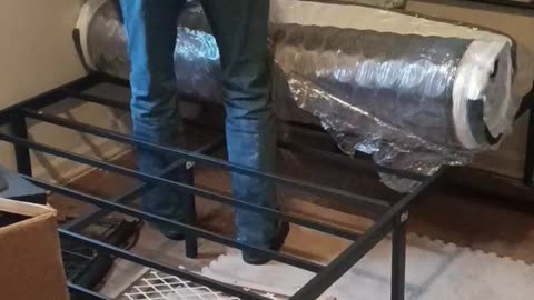 Mattress Unfolds With Force