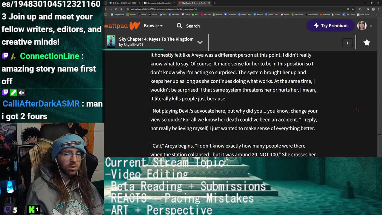 Video Prep Thursday! New Video Release Tomorrow! Beta Reading + REACTS + Commentary + Writing: Pacing Mistakes | Drawing: Perspective