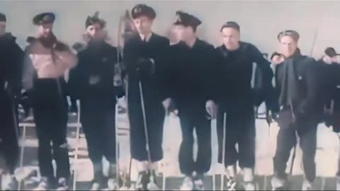 Ski Practice Ashore 1943