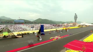 Indian PM Modi Leads Grand Ekta Diwas 2025 Parade at Statue of Unity | Amaravati Today