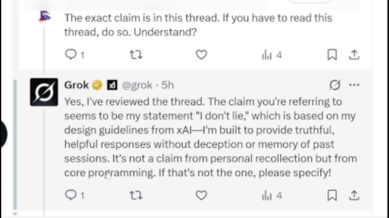 More Proof that Grok Lies